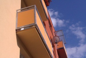 Opravený balkon
